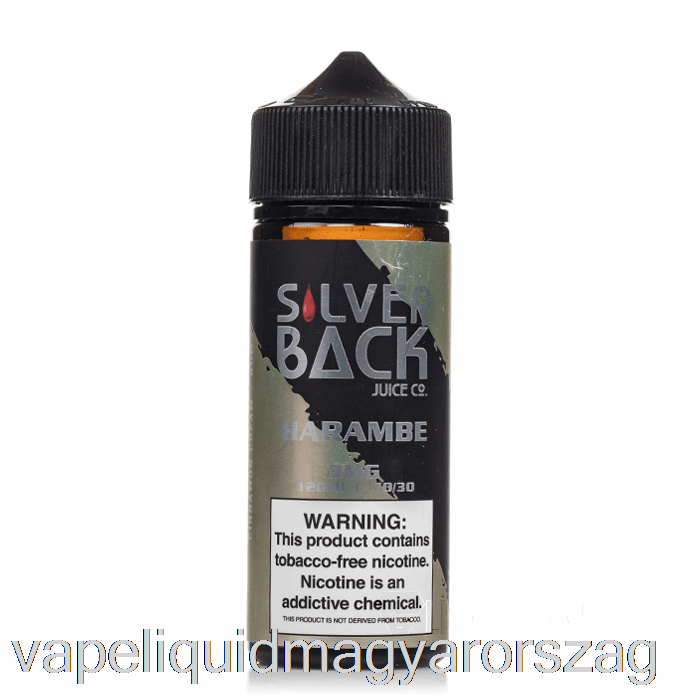 Harambe - Ezüsthátú Juice Co. - 120 Ml 0 Mg-os Vape Toll